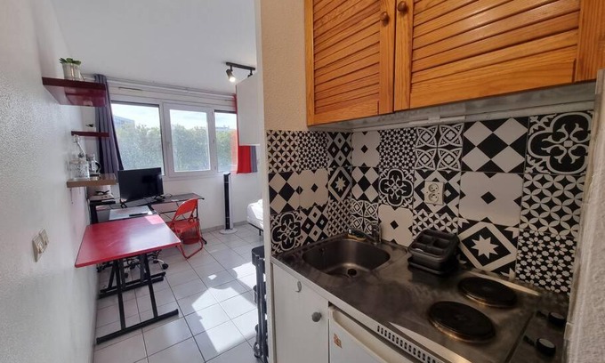 La Lunette Apartamento | Studio Perpignan, à 30 min du Barcares Avec Parking Gratuit
