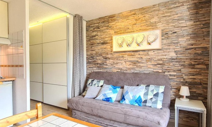 Flaine Apartamento | Studio Rénové avec Cabine, Balcon et Casier à Ski, au Centre de Flaine Forêt - FR-1-425-154