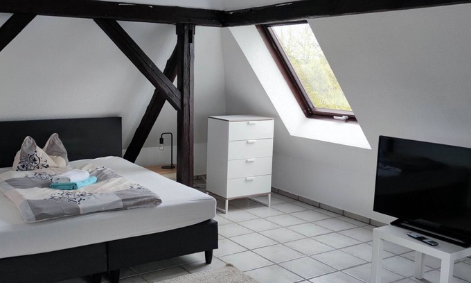 Droyßig Apartamento | Estudio-Estándar-Baño Privado-Vista al campo-Mareike