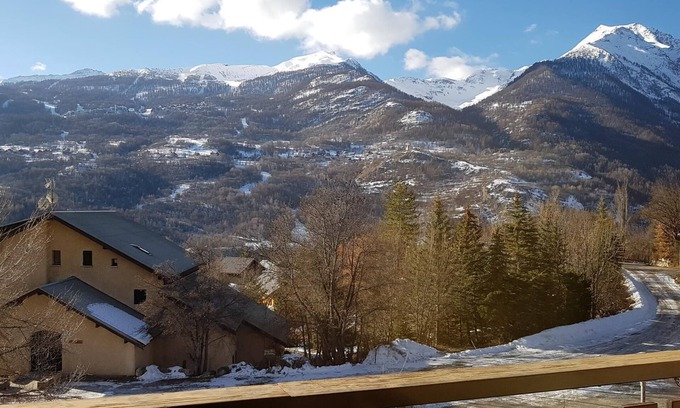 Vallouise-Pelvoux Apartamento | Estudio Vallouise, Puy San Vicente, Pelvoux, Les Écrins. Magnifica vista