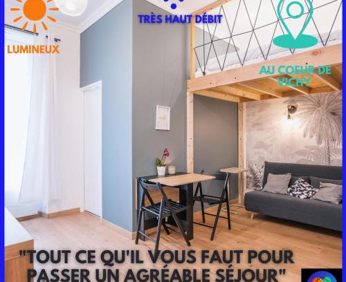 Cœur de Ville Apartamento | Studio Vichy mon amour Villa Marie Celine
