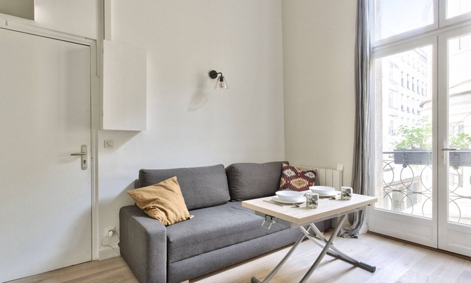 Bonne-Nouvelle Apartamento | Studio Vivienne - Welkeys