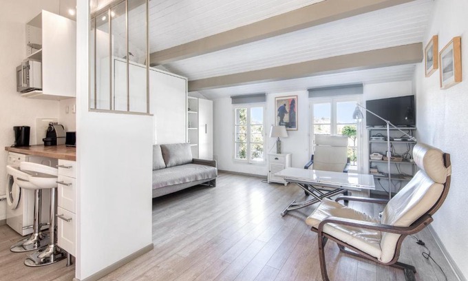 Saint-Martin-de-Re Apartamento | Studio Vue Mer