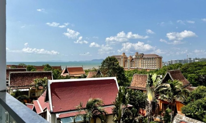 Na Chom Thian Apartamento | Studio with a view of the sea