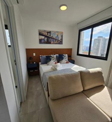 Campo Belo Apartamento | Studio with a wonderful view!