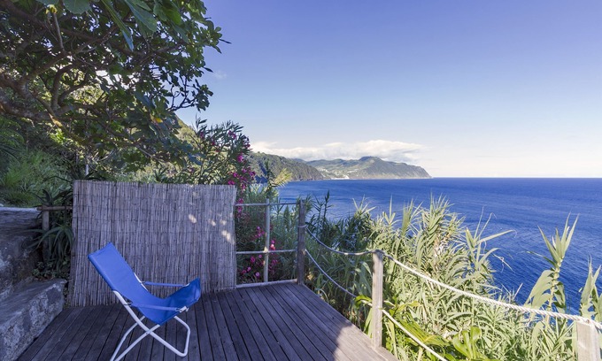 Povoacao Casa | Estudio con vista al mar - Garajau Nature Retreat