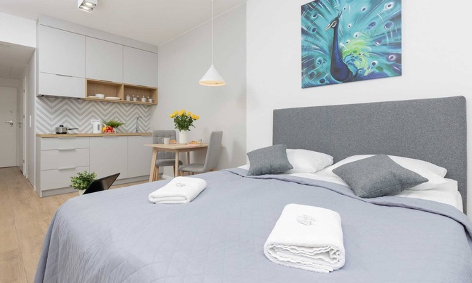 Bielany Apartamento | Studio with Parking | Warsaw Metro Bielany