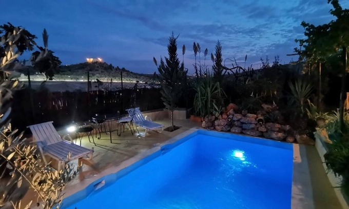 Layoun Apartamento | Studio with pool and parking in fes medina