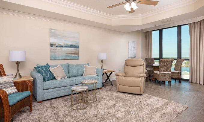 Orange Beach East Condominio | Stunning 1 Bedroom River View Condo at Phoenix IX 911
