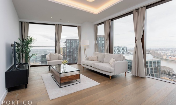 Vauxhall Apartamento | Stunning 19th floor Apt with City Views and Pool