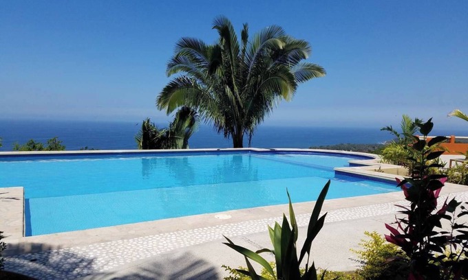 Chacala Condominio | Stunning 2-Bedroom Ocean View Condo 208 at Vista Encantada