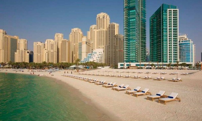 Dubai Marina Apartamento | * ¡Impresionante! 5 * - 4 BR-Frente al mar-Apartamento-Playa privada- Vistas completas al mar *