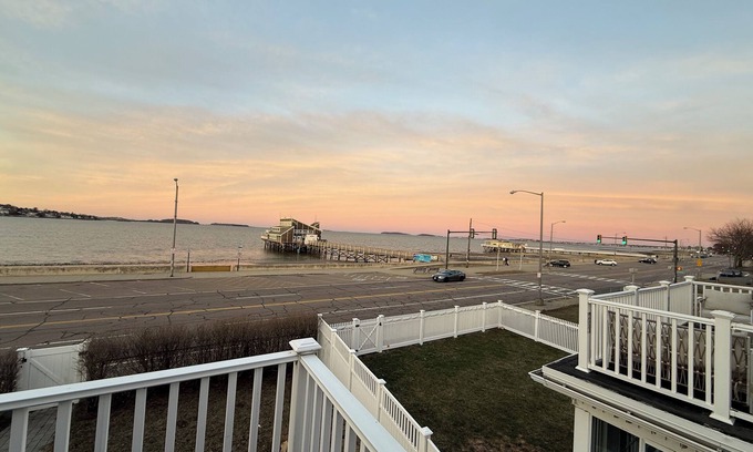 Quincy Casa | Stunning Beachfront 3BR, Ocean/City Views, Near Boston, Free Parking