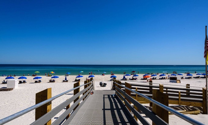 Orange Beach Condominio | Condo de lujo exclusivo! Impresionantes vistas frente al mar