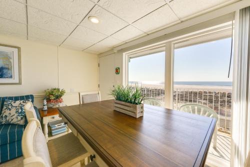 Wildwood Crest Apartamento | Stunning Beachfront Condo with Panoramic Ocean View