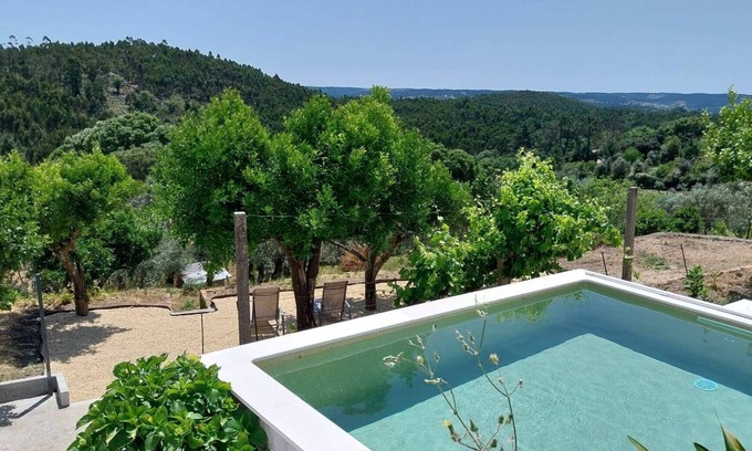Tomar Villa | Casa da Serra Vista panorámica Frutal Piscina