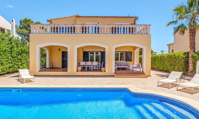 Sa Rapita Casa | Impresionante casa de vacaciones "Villa Paula" con terraza, jardín, piscina y Wi-Fi