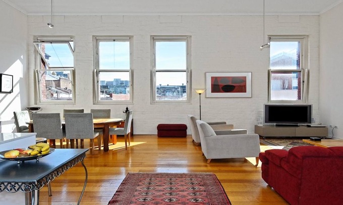 Collingwood Apartamento | Impresionante apartamento de almacén en el centro de la ciudad