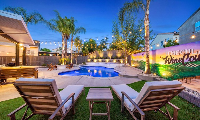 Winchester Casa | Stunning Mid Century Modern - Temecula Wine Country Oasis - Pool-Spa-Game Room-