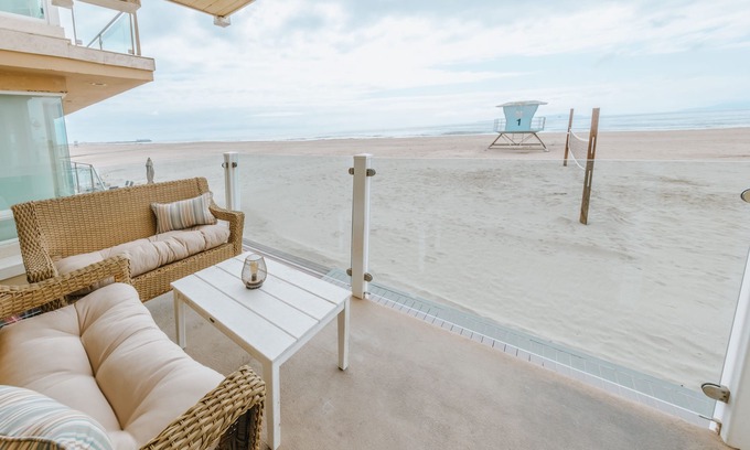 Silver Strand Casa | Casa de lujo frente al mar recientemente decorada - Silver Strand Beach - On the Sand !!