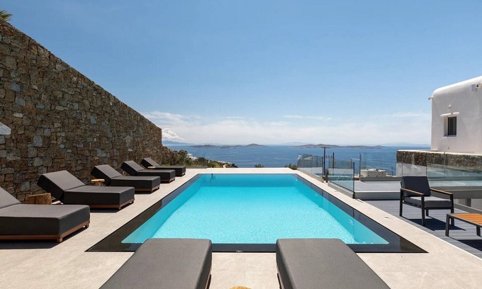 Faros Armenistis Villa | Stunning Oceanview Mykonos Villa | 5 Bedrooms | Villa Perseus | Amazing Location Overlooking Sea & Private Pool | Faros