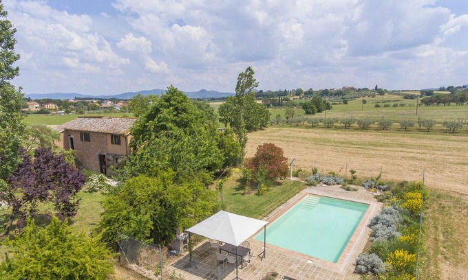 Castiglione del Lago Villa | Preciosa casa de vacaciones privada con WIFI, piscina privada, TV, vista panorámica, aparcamiento