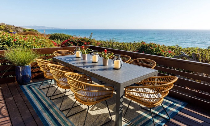 Del Mar Casa | Stunning Panoramic Ocean Views, Private, Spacious Deck, Lush Landscape