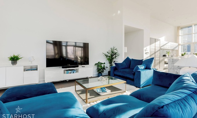 Vintry Apartamento | Stunning Penthouse with River Views in Battersea