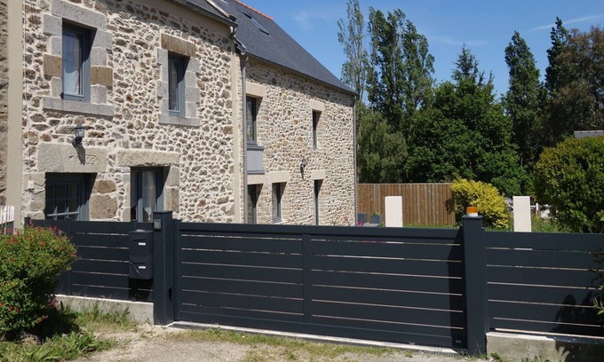 La Richardais Casa | Estupenda casa de vacaciones privada para 4 personas con WIFI, TV, terraza y aparcamiento