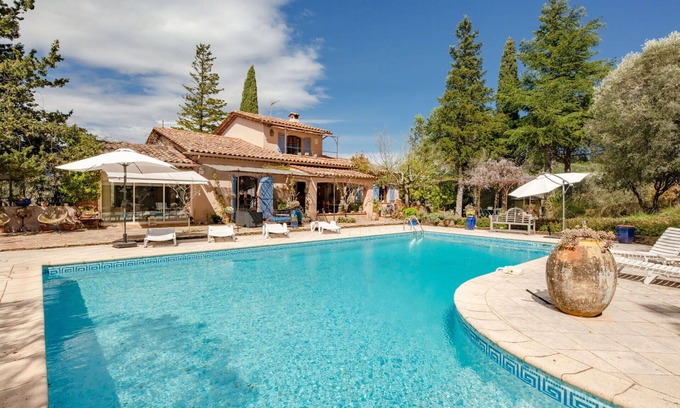 Le Tignet Casa | Casa de vacaciones privada con piscina privada, WIFI, TV, terraza, vista panorámica, aparcamiento
