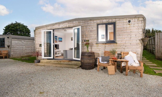 Helford Passage Casa | Casa de vacaciones privada con jacuzzi, WIFI, TV, vista panorámica, aparcamiento