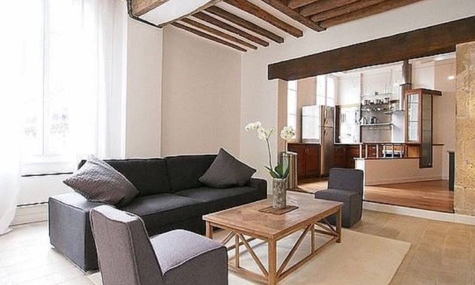 Saint-Merri Apartamento | Impresionante y espacioso apartamento ubicado en el corazón de París, para 4-6 personas
