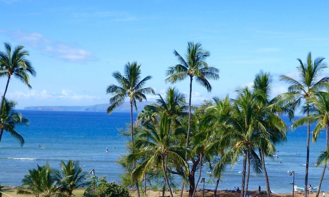 Kihei Condominio | Impresionantes vistas desde solo el doble Lanai Top Floor Penthouse. Unidad de Desarrolladores.