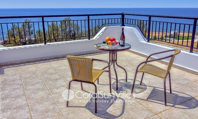 Pomos Villa | Stunning Villa in quiet area, 180 degree Sea Views Sleeps 10