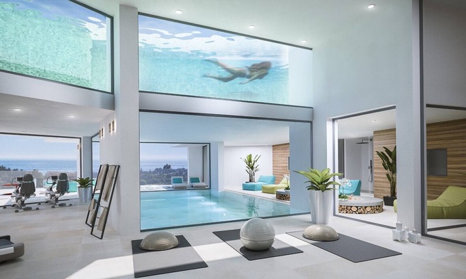 Benalmadena Apartamento | STUPA HILLS 2bed with sea view , spa , indoor pool