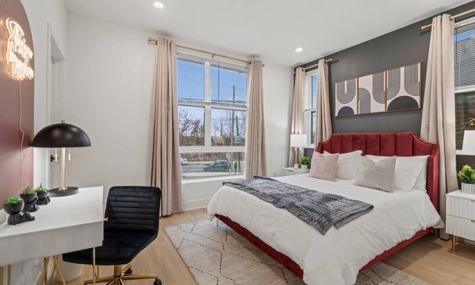 West Philadelphia Apartamento | Stylish 1BR Near PennMuseum & PhillyZoo -New Build