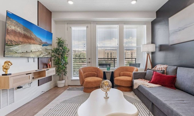 Downtown Salt Lake City Apartamento | Stylish 1BR w/ Gym, Walk to Temple Square