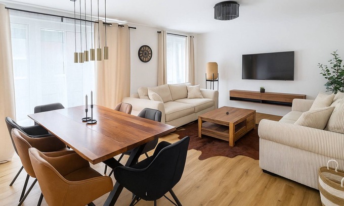 Volkmarsdorf Apartamento | Stylish 3-room apartment in Leipzig | Central, modern & perfect for 6 guests