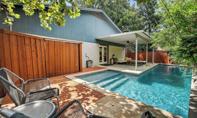 North Austin Civic Association Casa | Stylish 3BR Home + Private Pool