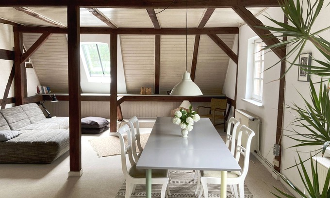 Luechow Apartamento | Stylish and bright apartment in a listed half-timbered house with a large garden