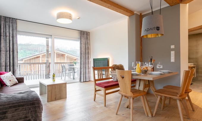 Haus im Ennstal Apartamento | Stylish apartment with a private sauna