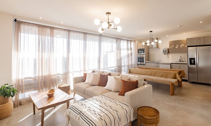 Las Escobas del Venado Condominio | Alojamiento elegante y cómodo en playa para 4 personas, 2 habitaciones, 2 baños