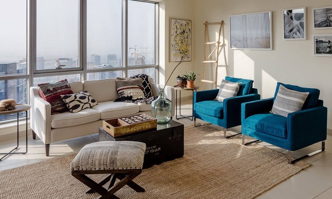 Downtown Dubai Apartamento | Elegante apartamento completo de 1 dormitorio en South Ridge; El centro de dubai