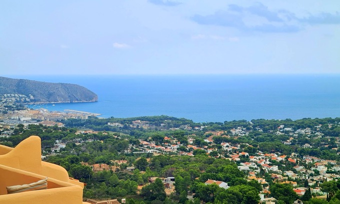 Benimeit Villa | Stylish House in Moraira with Stunning Sea Views and communal pool.