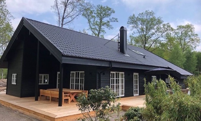 Vaxtorp Casa | Casa del lago moderna y elegante