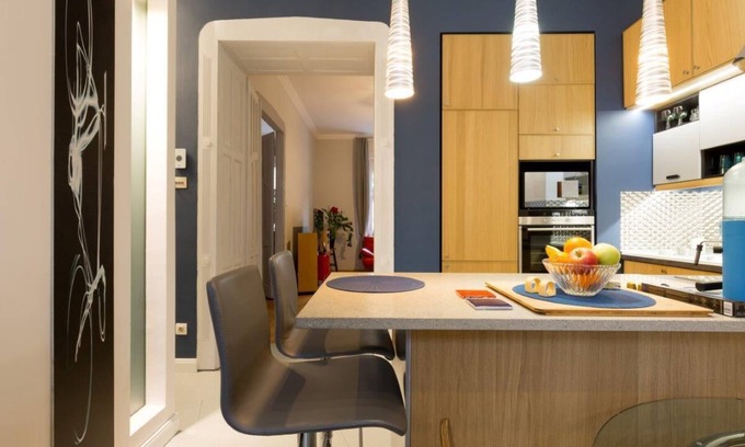 Belso-Ferencvaros Apartamento | Con estilo renovado piso con aire acondicionado cerca del río, centro