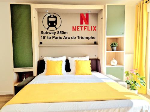 Rueil-Malmaison Apartamento | Stylish Stay Near Paris - 850m to Subway RER A - Netflix T1-4P