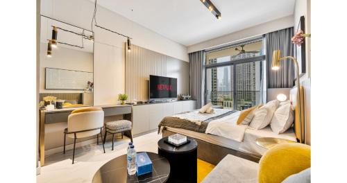 Downtown Dubai Apartamento | Stylish Studio - 5-min walk Burj Khalifa & Dubai Mall