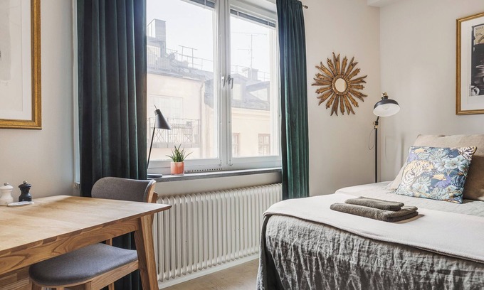 Sodermalm Apartamento | Stylish Studio in Central Södermalm on Mariaberget