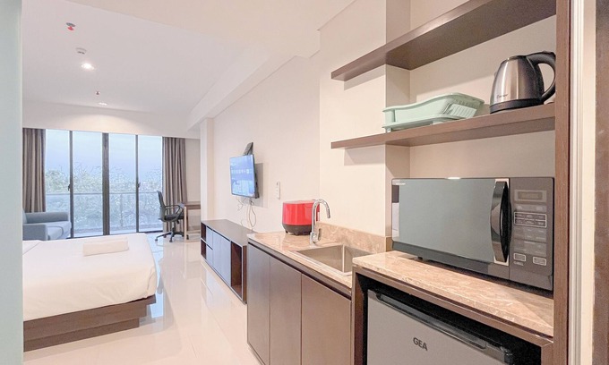 By Pass Ngurah Rai Apartamento | Stylish Studio (No Kitchen) At Skales Residence Nusa Dua Bali Apartment